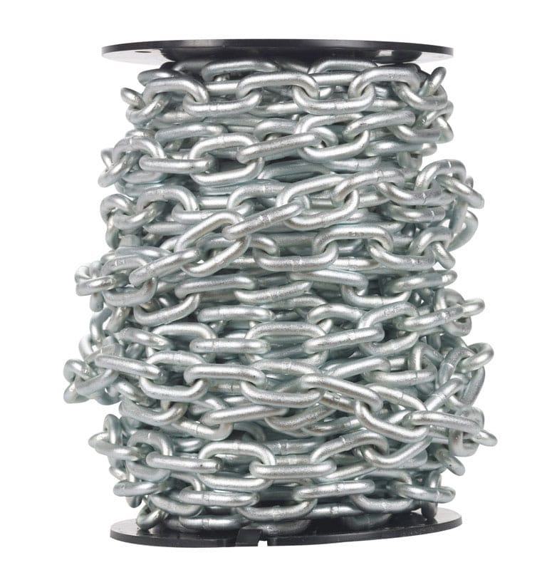 Campbell 0722227 5/16 in. Single Jack Carbon Steel Proof Coil Chain 5/16 in. D X 60 ft. L