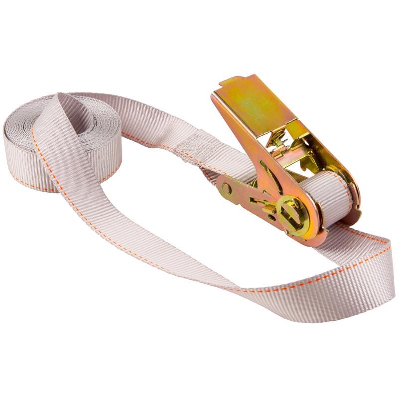 Keeper 89512 1 in. W X 13 ft. L Gray Tie Down w/Ratchet 400 lb 1 pk