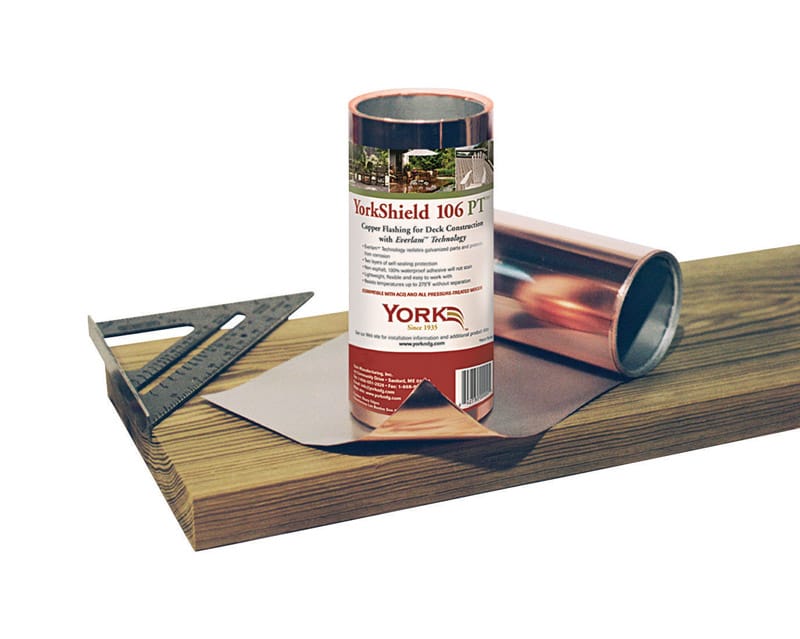 York GRCPR10203 106 PT 10 in. W X 240 in. L Copper Flashing Copper