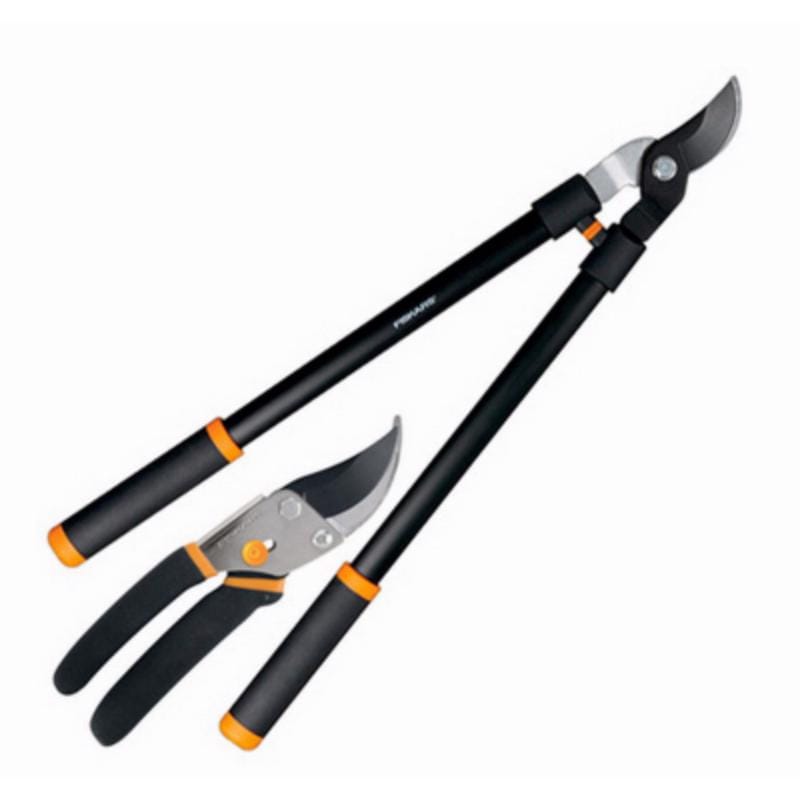 Fiskars 376101-1003 Stainless Steel Lopper/Pruner Set