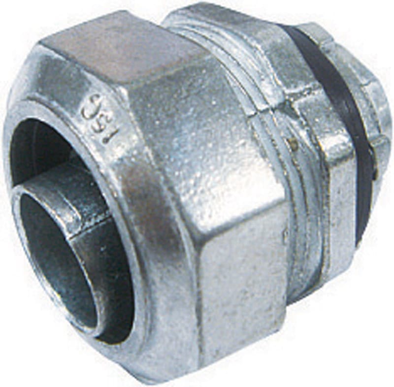 Sigma Engineered Solutions 49430 ProConnex 1/2 in. D Die-Cast Zinc Straight Connector For Liquid Tight 1 p