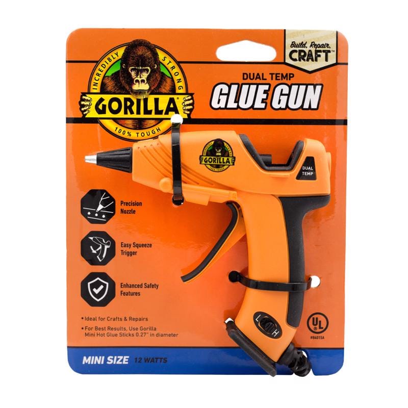 Gorilla 115887 20 W Dual Temperature Mini Glue Gun