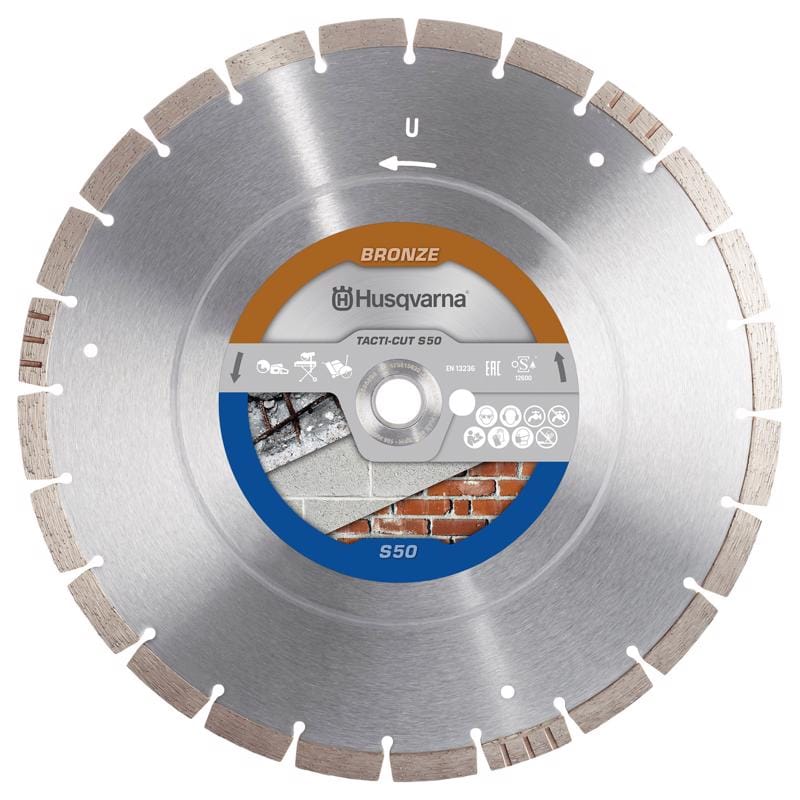 Husqvarna 579816405 14 in. D X 1 in. Tacti-Cut S50 Alloy Steel Circular Saw Blade 5 pk