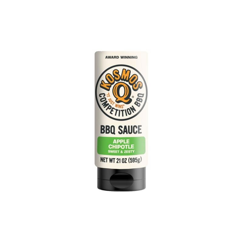 Kosmos Q KOS-S-SAC Apple Chipotle BBQ Sauce 21 oz