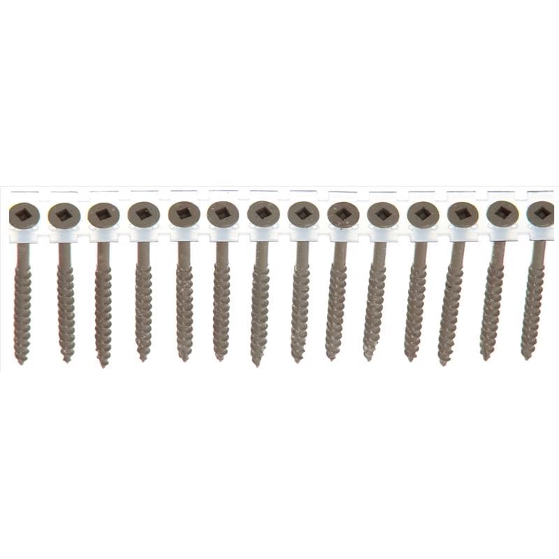 Senco 08D250W DuraSpin No. 8 Sizes X 2-1/2 in. L Square Square Head Deck Screws 800 pk