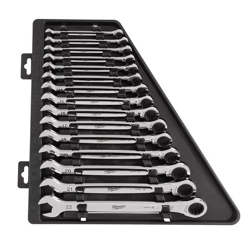 Milwaukee 48-22-9516 Comb Wrnch Set Mtrc 15 Piece