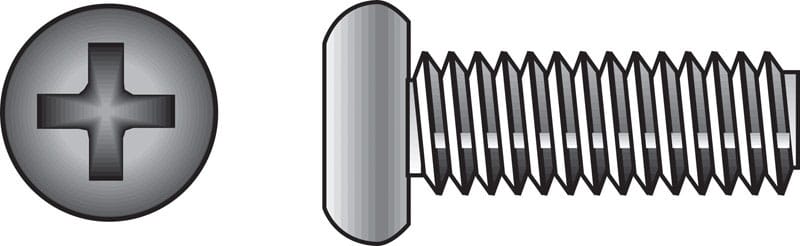 Hillman 0828450 No. 6-32 Ga. X 3/4 in. L Phillips Pan Head Stainless Steel Machine Screws 100 pk