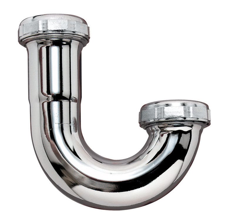 Keeney 10300CP 1-1/4 in. D Brass J-Bend