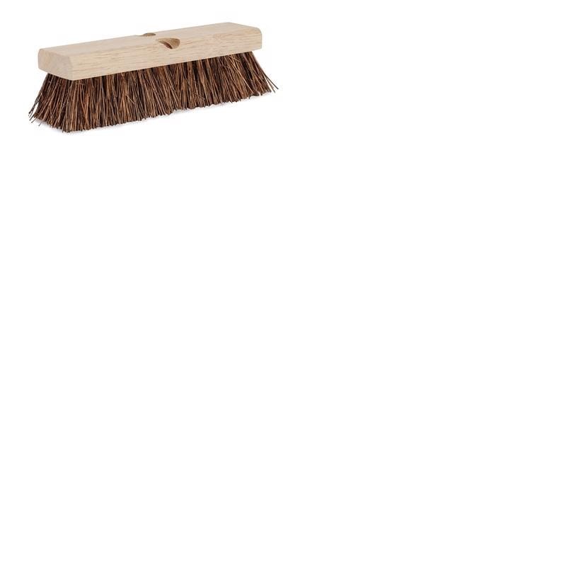 Harper 886 10 in. W Stiff Bristle Wood Handle Deck Brush