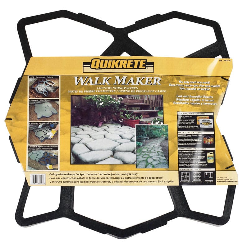 Quikrete 6921-32 Walk Maker Recycled Plastic Concrete Stone Pattern Form 2 ft. W X 2 ft. L X 24 in. D