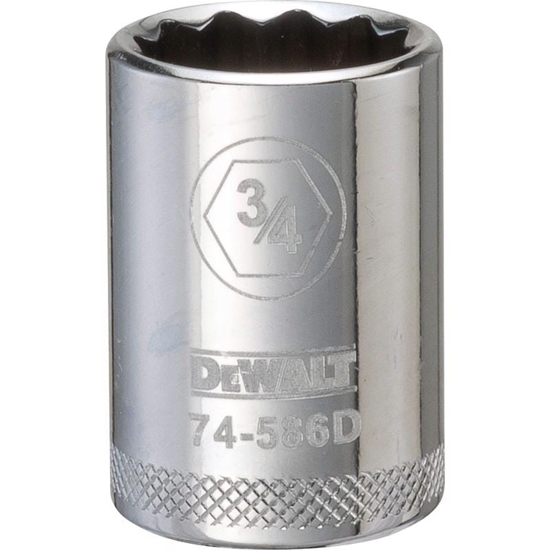 Dewalt DWMT74586OSP 3/4 in. X 1/2 in. drive SAE 12 Point Socket 1 pc