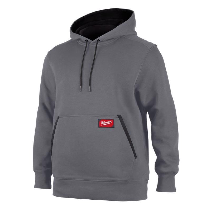 Milwaukee 351G-L MIDWEIGHT PULLOVER HODDIE GRAY L