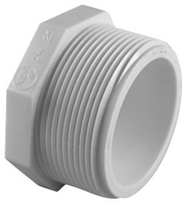 Charlotte Pipe PVC 02113 2200 Schedule 40 4 in. MPT PVC Plug 1 pk