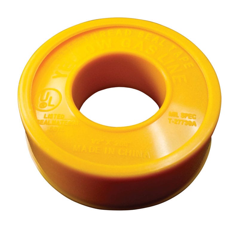 Aa Thread Seal 0701400 Yellow 1/2 in. W X 260 in. L Thread Seal Tape 0.1 oz