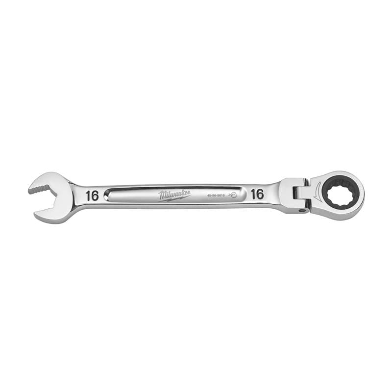 Milwaukee 45-96-9616 16 mm X 16 mm 12 Point Metric Flex Head Combination Wrench 8.58 in. L 1 pc