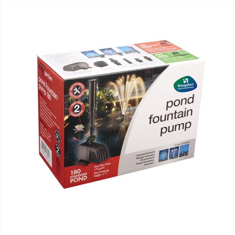 Blagdon Aquagarden BA8892 Plastic 180 gph Fountain Pump