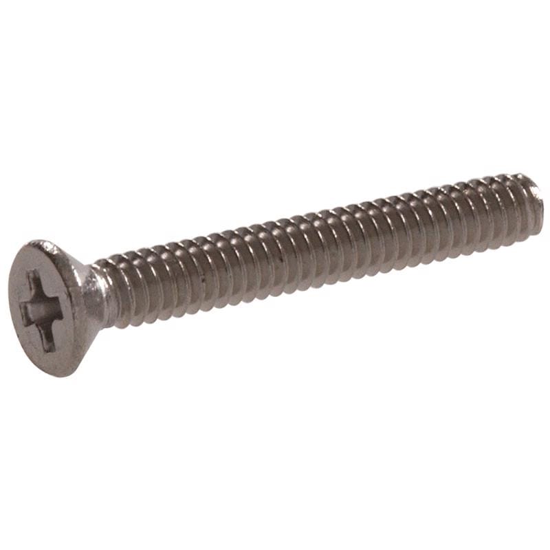 Hillman 0825536 No. 10-32 in. X 3/4 in. L Phillips Flat Head Stainless Steel Machine Screws 100 pk