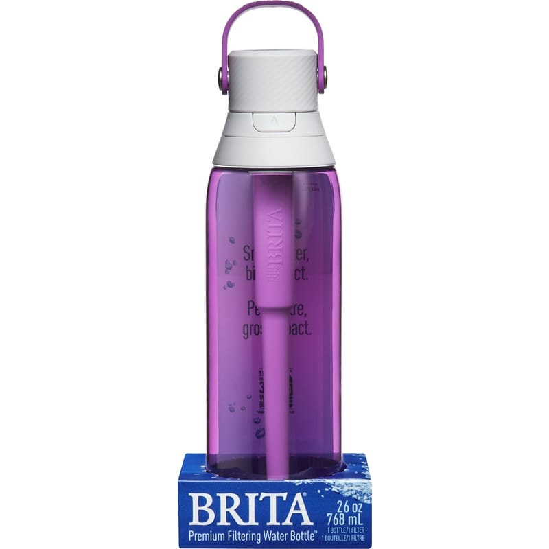 Brita 10060258365235 Premium 26 oz Orchid BPA Free Filtered Water Bottle