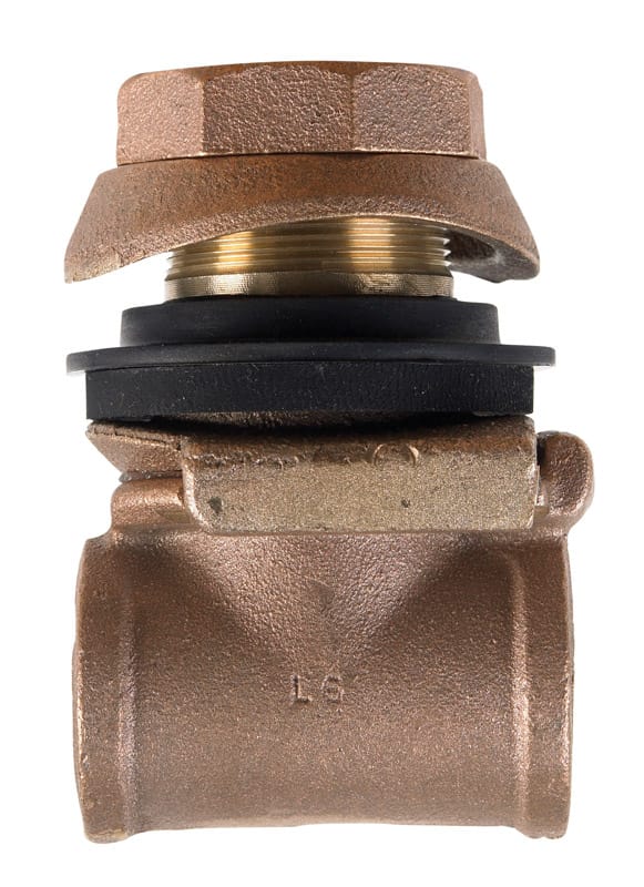 Campbell B-10XLF Red Brass 1 in. Pitless Adapter