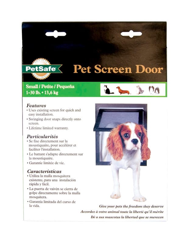 Petsafe P1-ZB-11 8 in. H X 10 in. W Small Plastic Pet Screen Door