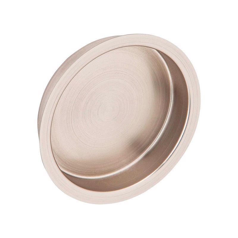 Ives 221B15 2-7/16 in. L Satin Nickel Brass Flush Mortise Finger Pull