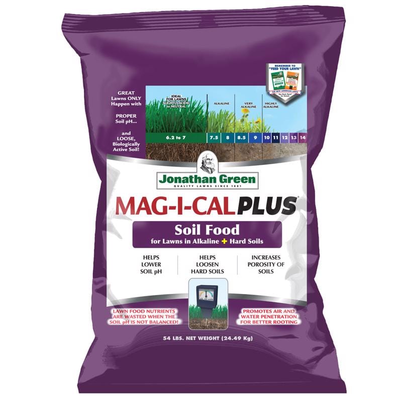 Jonathan Green 11357 Mag-I-Cal Plus for Lawns in Alkaline and Hard Soil Annual Program Lawn Conditioner Fo
