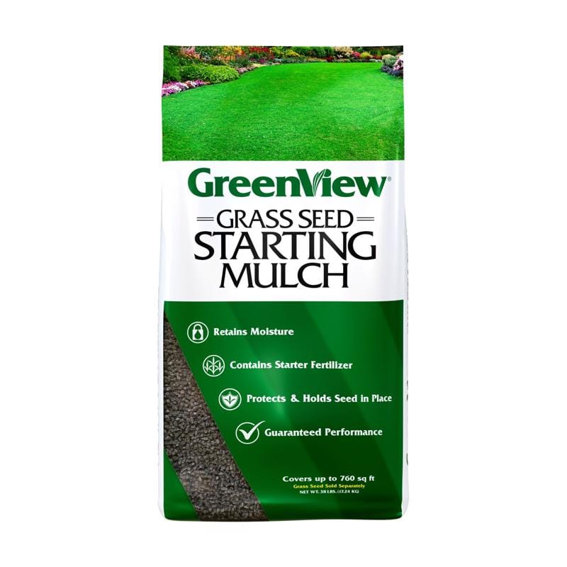 GreenView 2329909 Seeding Success All Grasses Sun or Shade Grass Seed Starting Mulch 38 lb