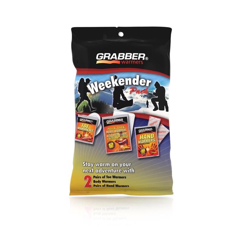 Grabber Warmers WKNR324 Weekender Pack Hand and Body Warmer Set