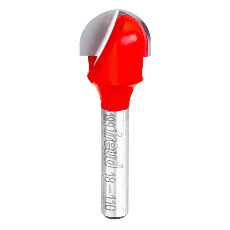 Freud 18-110 5/8 in. D X 5/16 in. X 2 in. L Carbide Round Nose Router Bit
