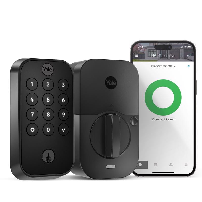 Yale YRD410-WF1-BSP Assure Lock 2 Matte Black Zinc Electronic Keypad Smart Lock