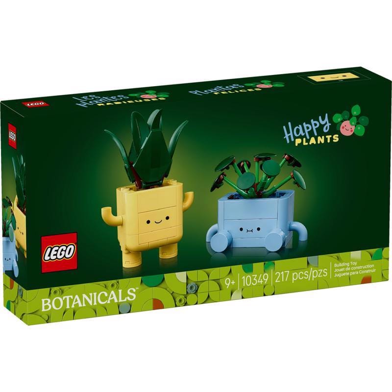 Lego 10349 Botanicals Happy Plants Building Set Multicolored 217 pc