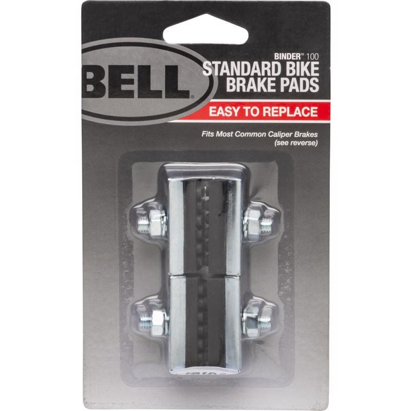 Bell Sports 7122133 Binder 100 Rubber Bike Brake Pads Black/Silver