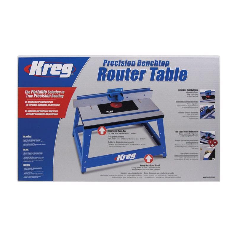 Kreg PRS2100 19.25 in. L X 30.00 in. W Precision Benchtop Router Table 1 pc