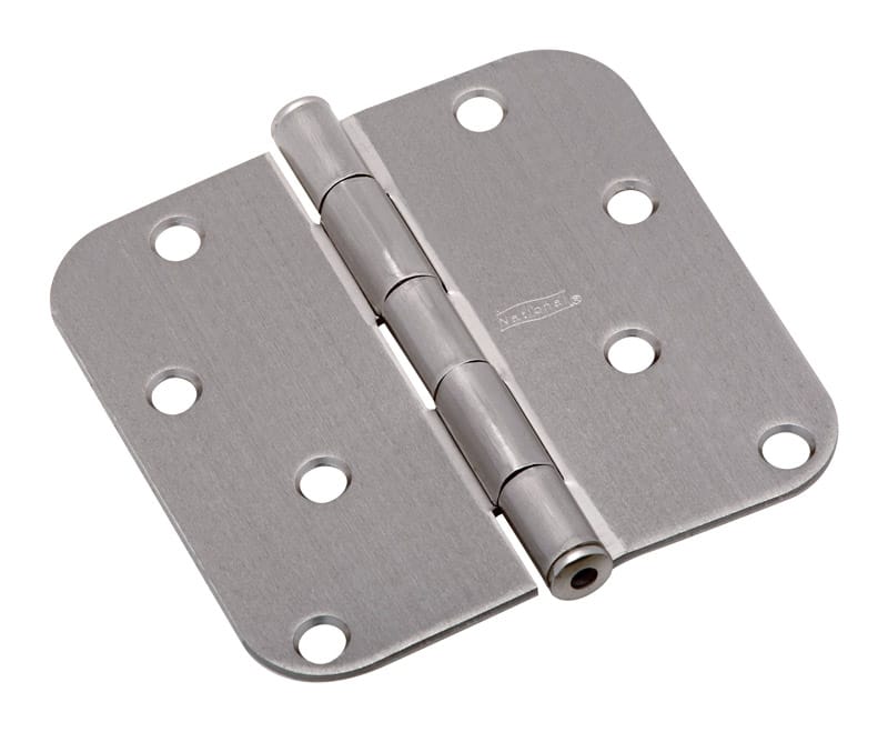 National Hardware N830-243 4 in. L Satin Nickel Door Hinge 1 pk