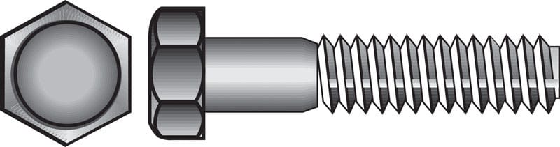 Hillman 190438 5/8 in. D X 6-1/2 in. L Zinc Plated Steel Hex Bolt 25 pk