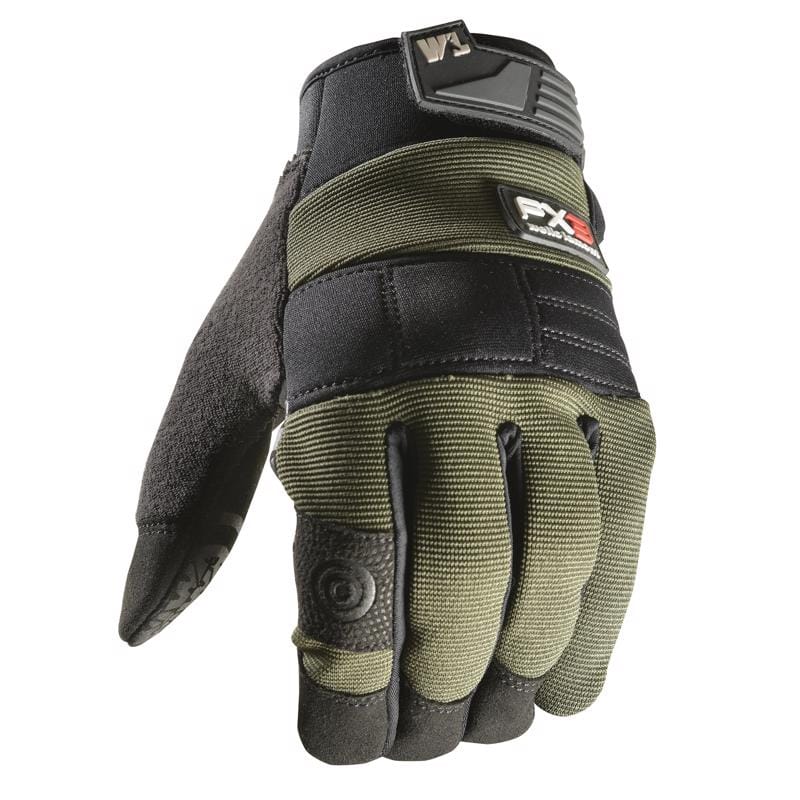 Wells Lamont 7857XL FX3 Men's Indoor/Outdoor Work Gloves Black/Gray/Green XL 1 pair