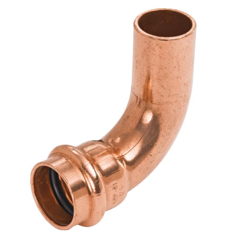 Nibco 9059110PCU 1/2 in. FTG X 1/2 in. D Press Copper 90 Degree Elbow 1 pk