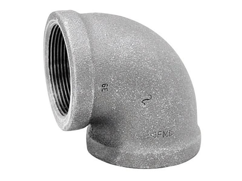 Anvil 8700123907 1-1/2 in. FPT X 1-1/2 in. D FPT Black Malleable Iron 90 Degree Elbow