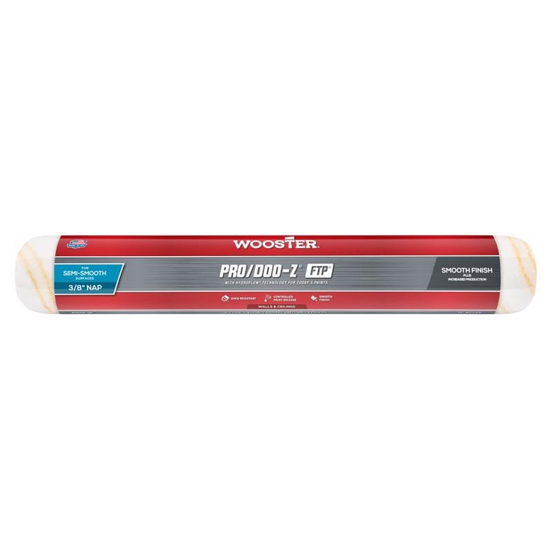 Wooster RR666-18 Pro/Doo-Z FTP Synthetic Blend 18 in. W X 3/8 in. Paint Roller Cover 1 pk