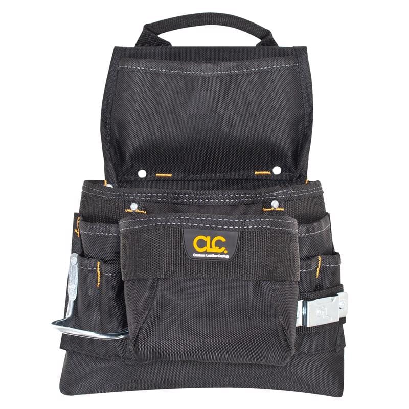 CLC 5833 5 in. W X 15.25 in. H Ballistic Polyester Tool Bag 9 pocket Black 1 pc