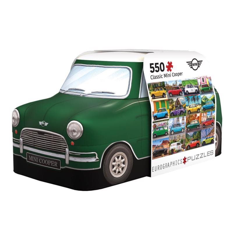 Eurographics 8551-6089 Mini Cooper Shaped Tin Puzzle 550 pc