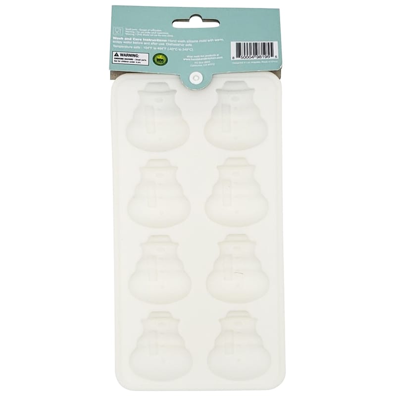 Handstand Kitchen BKS-SMNMINI Winter Wonderland Snowman Mini Mold Silicone 1 pk