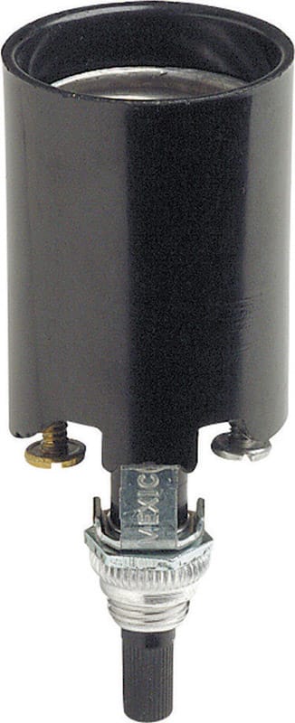 Leviton 04155-051 Phenolic Incandescent Medium Base Lampholder 1 pk