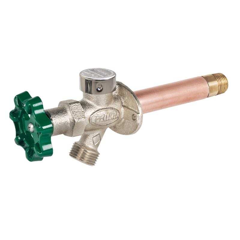 Prier C-144D14 1/2 in. MPT X 1/2 in. Sweat Anti-Siphon Brass Freezeless Wall Hydrant