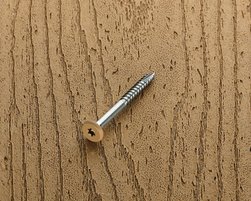 Starborn FST65L09188 Deckfast No. 9 X 1-7/8 in. L Rosy Brown Star Pan Head Fascia Screws 100 pk