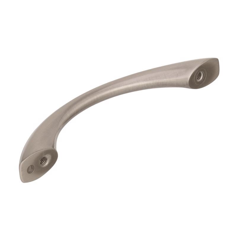 Amerock BP53003G10 Contemporary Arch Cabinet Pull 3-3/4 in. Satin Nickel Silver 1 pk