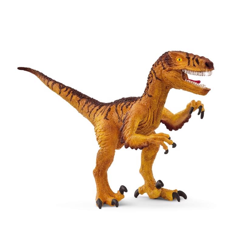 Schleich 15045 Velociraptor Dinosaur Figurine Yellow/Brown