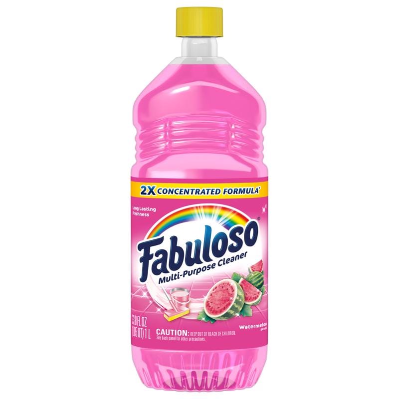 Fabuloso 61038630 Watermelon Scent Concentrated Multi-Purpose Cleaner Liquid 33.8 fl. oz.