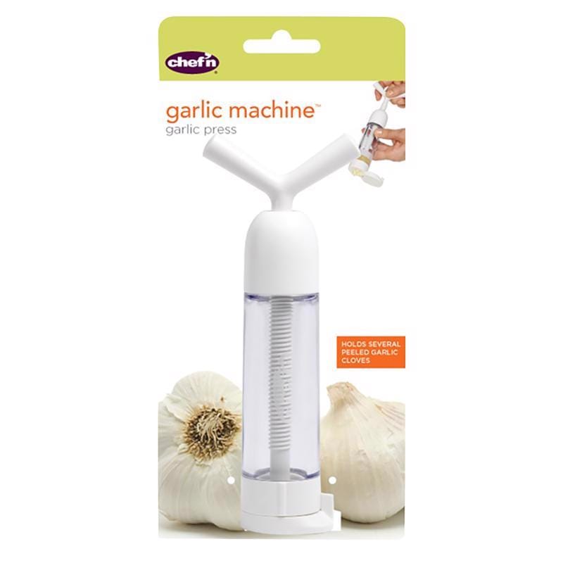 Chef'N 102-474-009 White Plastic Garlic Machine