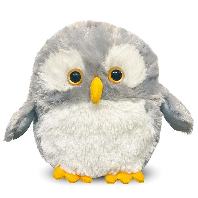 Warmies CP-OWL-1 Owl Stuffed Animal Gray/White